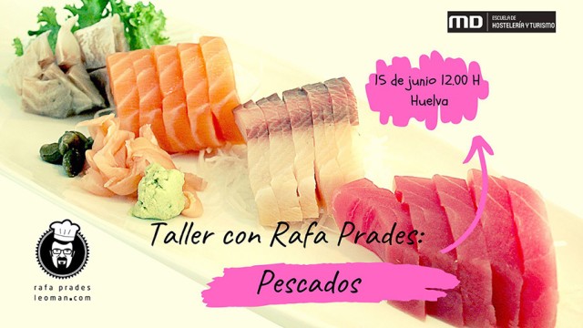 Cartel del «Taller de pescados»